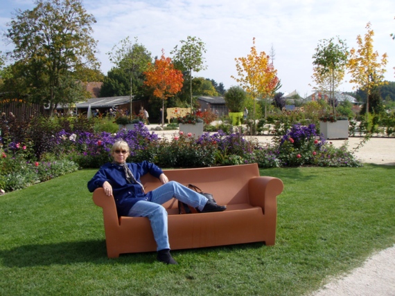 Mitglieder des Bear Springs Blossom Naturschutzvereins haben natürlich die Gartenschau in Neu-Ulm oftmals besucht. Schatzmeister Marianne Bonenberger