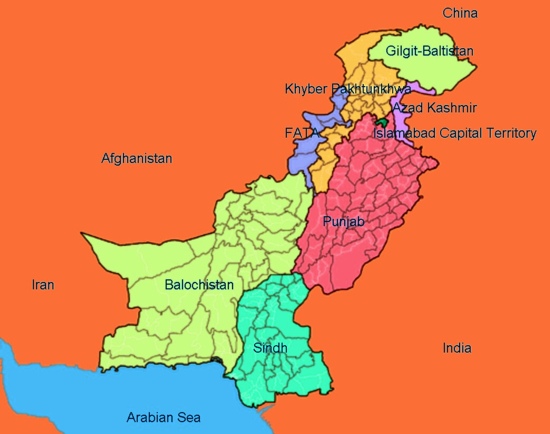 Pakistan has several regions with different cultures